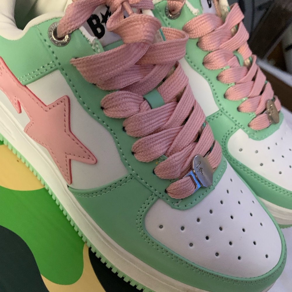 A Bathing Ape Pastel Green & Pink WomenS
